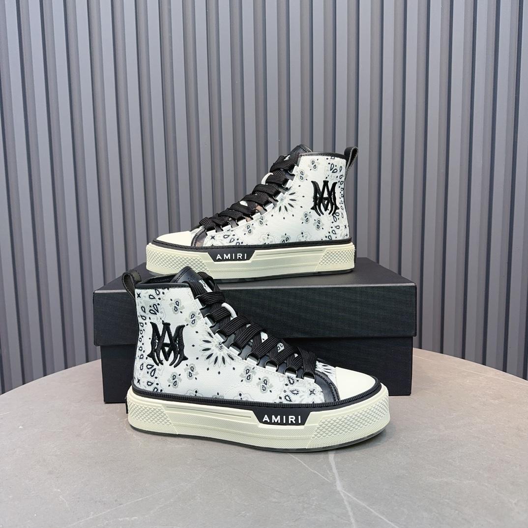Amiri Court High 'Bandana - White'  - PerfectKickZ