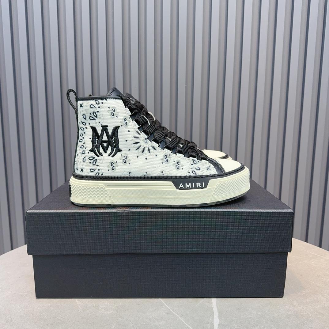 Amiri Court High 'Bandana - White'  - PerfectKickZ