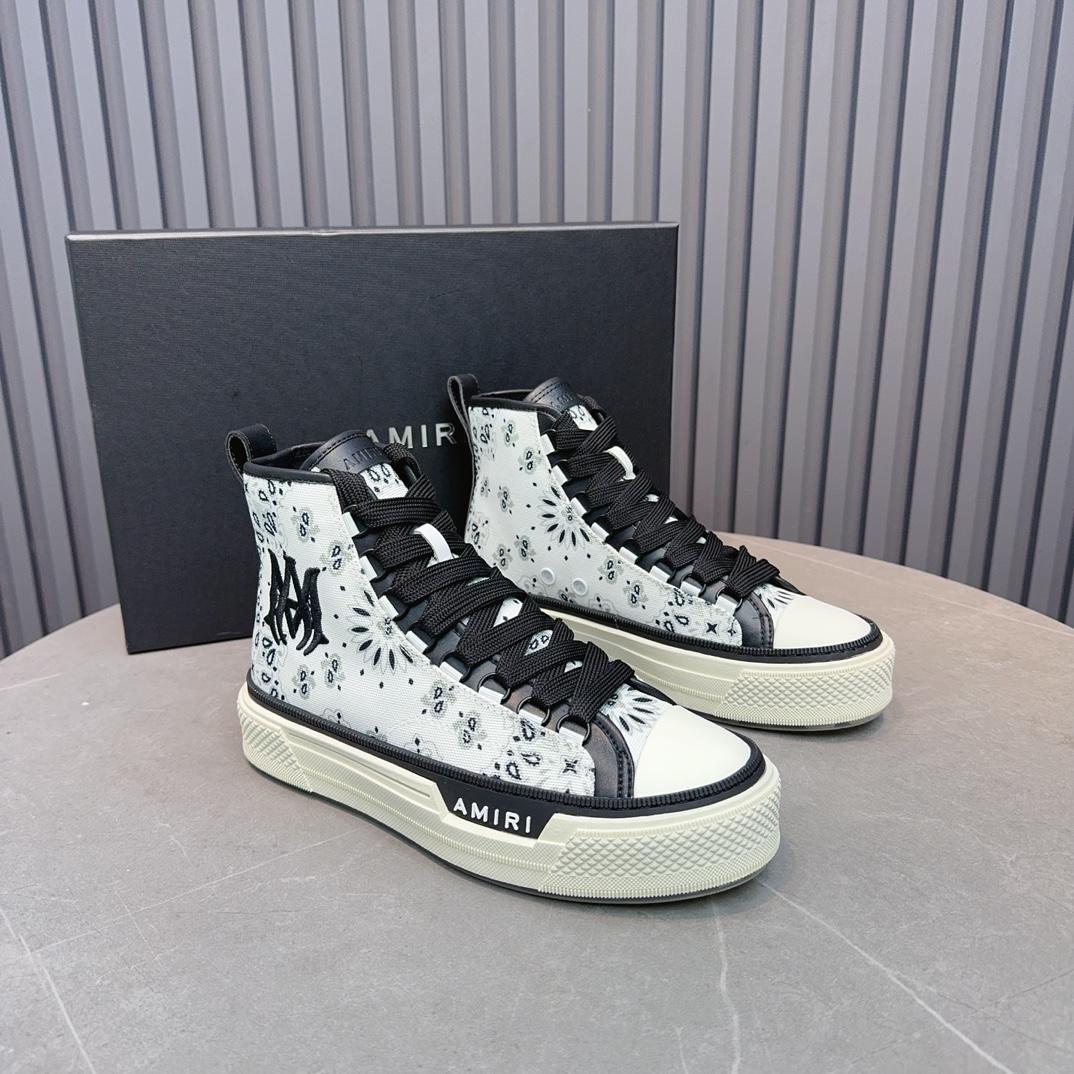 Amiri Court High 'Bandana - White'  - PerfectKickZ
