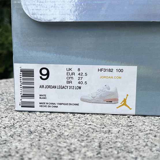 Jordan Legacy 312 LoW WMNS CNY Sneaker     HF3182-100 - PerfectKickZ