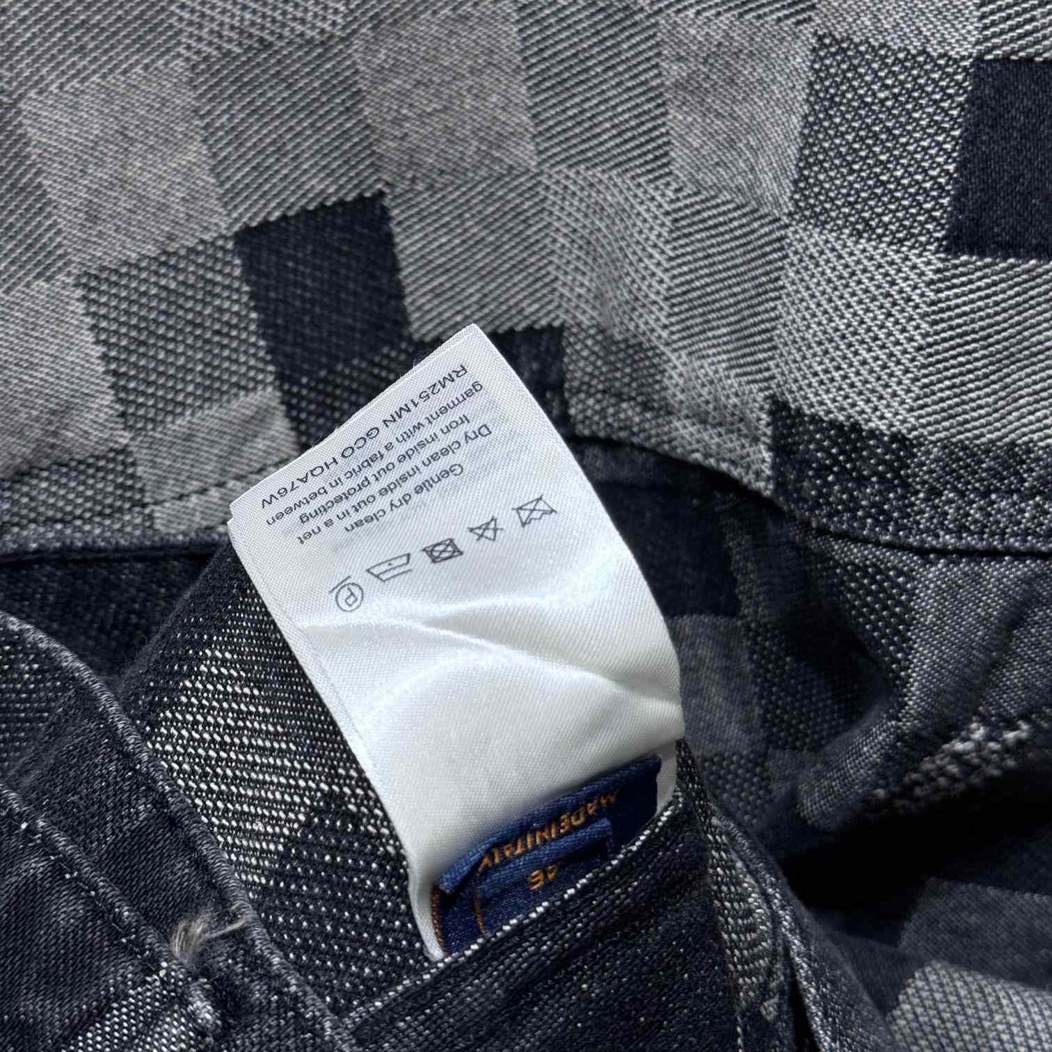 Louis Vuitton Damoflage Classic Denim Jacket  1AHEBJ - PerfectKickZ