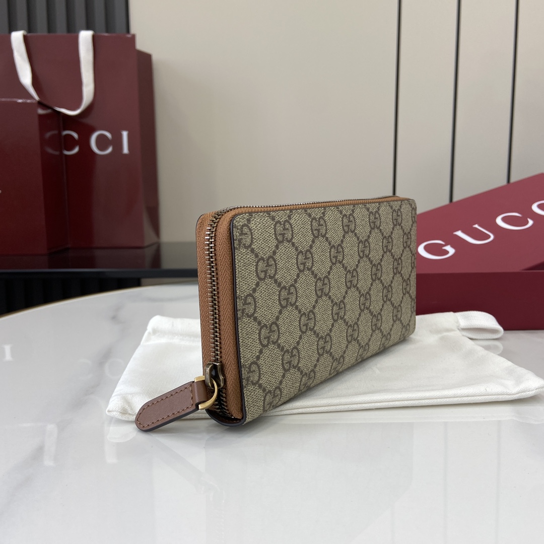 Gucci GG Emblem Around Wallet - PerfectKickZ