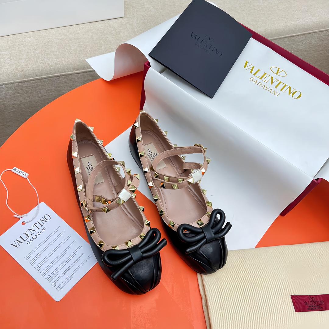 Valenti Rockstud Ballerinas - PerfectKickZ