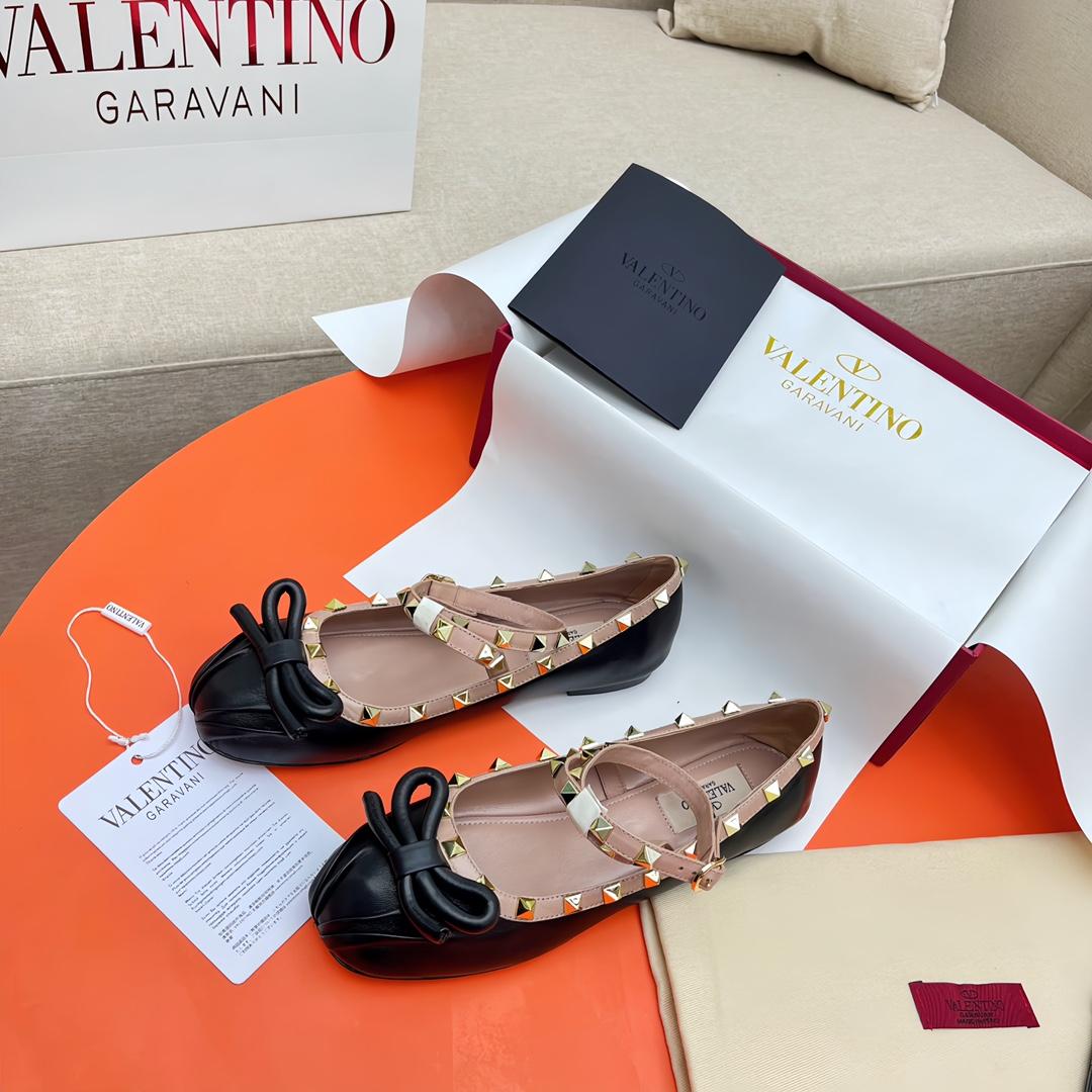Valenti Rockstud Ballerinas - PerfectKickZ