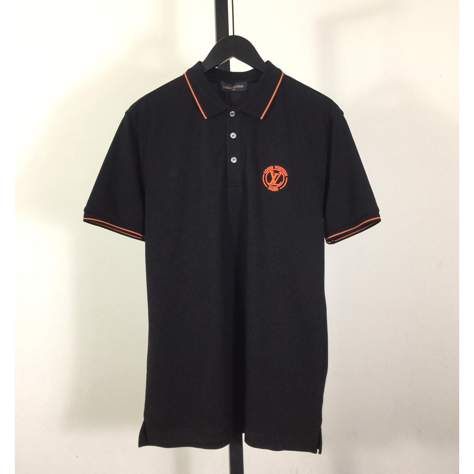 Louis Vuitton Short-Sleeved Cotton Polo Shirt    - PerfectKickZ
