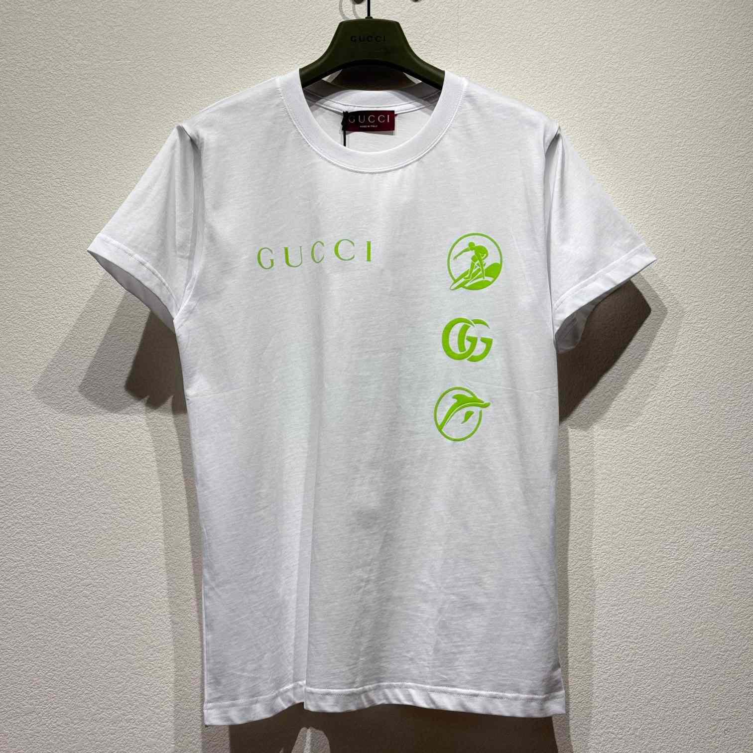 Gucci Printed Cotton Jersey T-shirt - PerfectKickZ