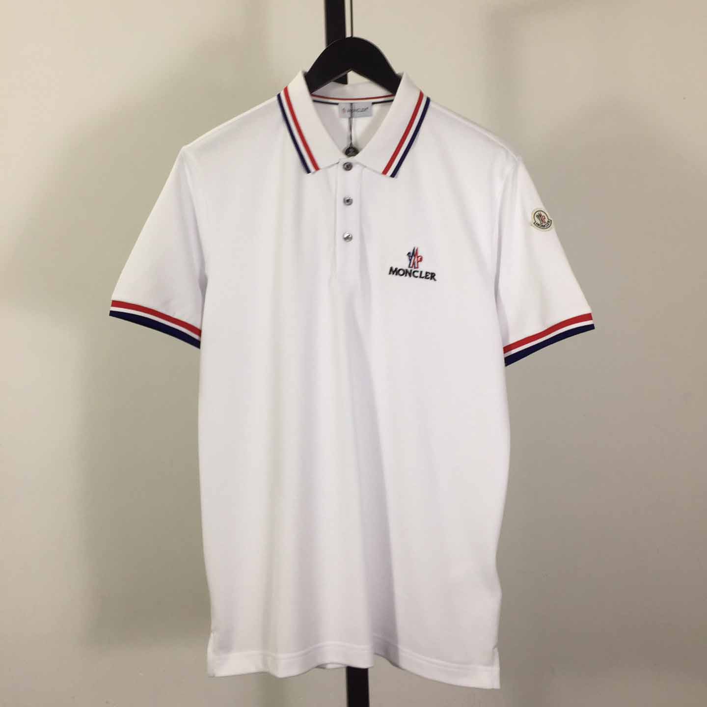 Moncler Logo Cotton Polo Shirt - PerfectKickZ