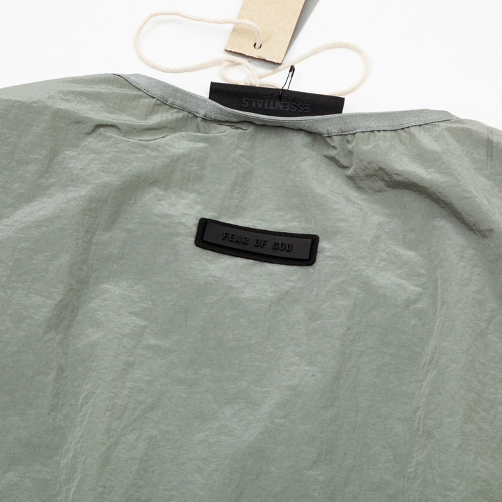 Fear Of God Essential Crinkle Nylon Crewneck  - PerfectKickZ