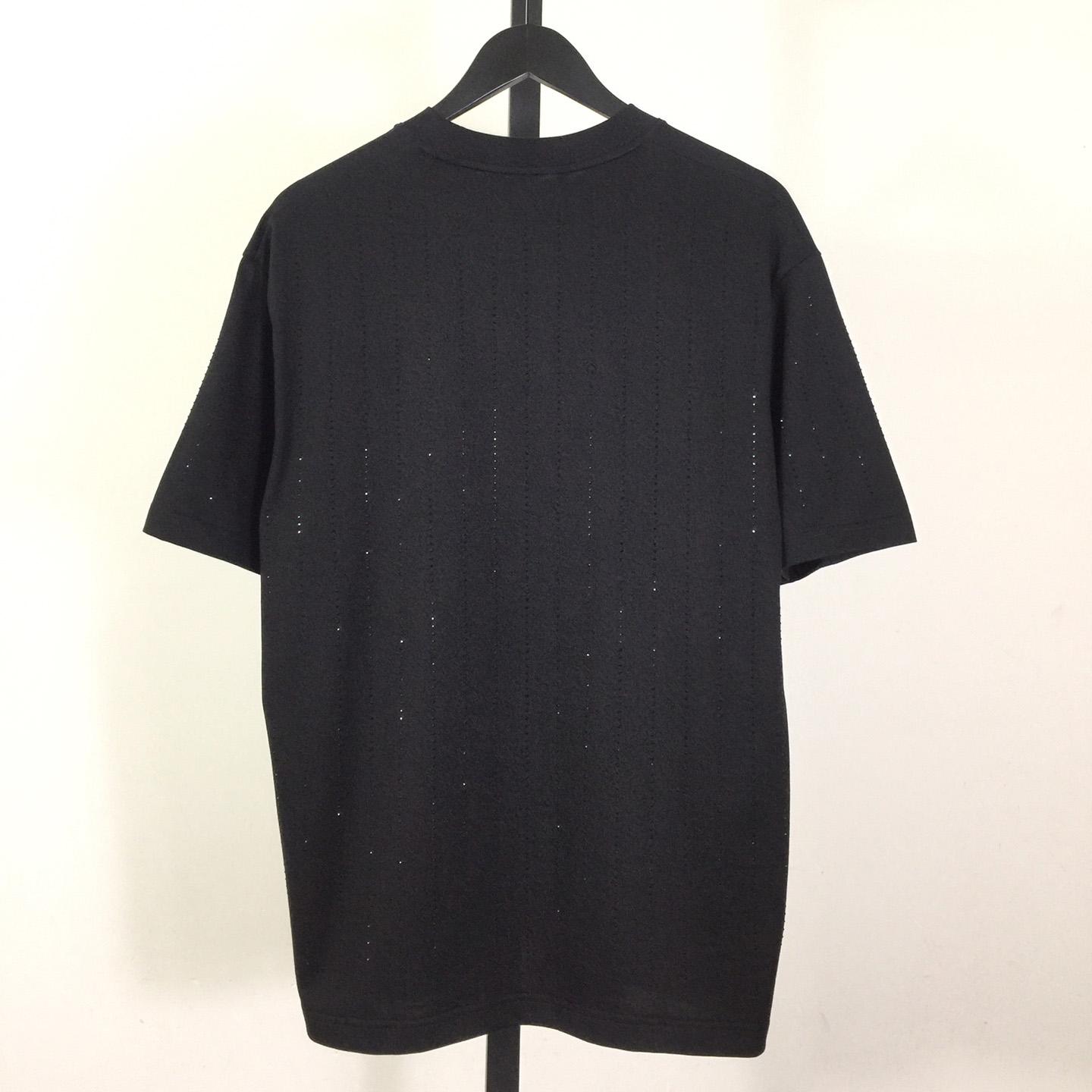 Louis Vuitton Cotton T-Shirt With Crystal - PerfectKickZ