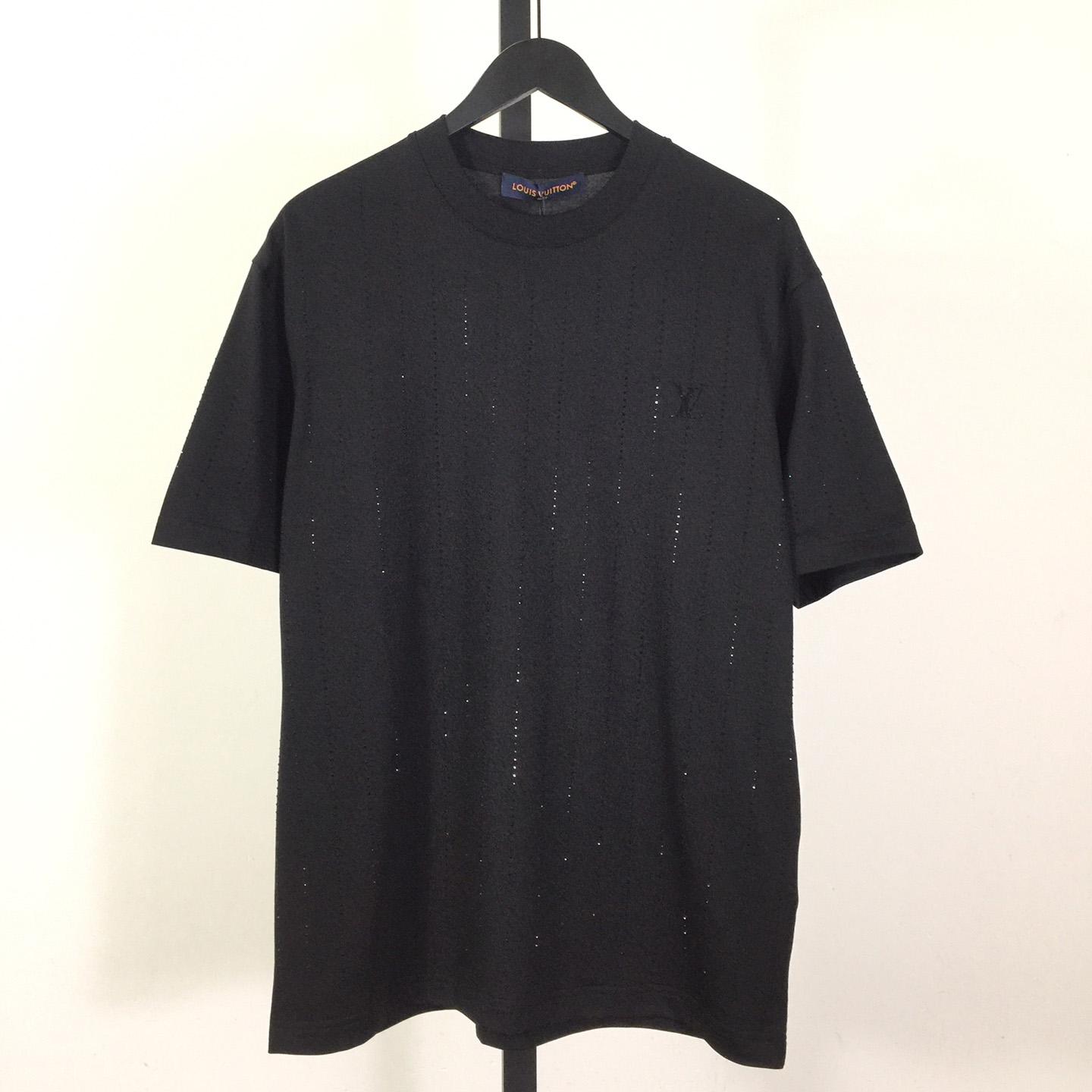 Louis Vuitton Cotton T-Shirt With Crystal - PerfectKickZ