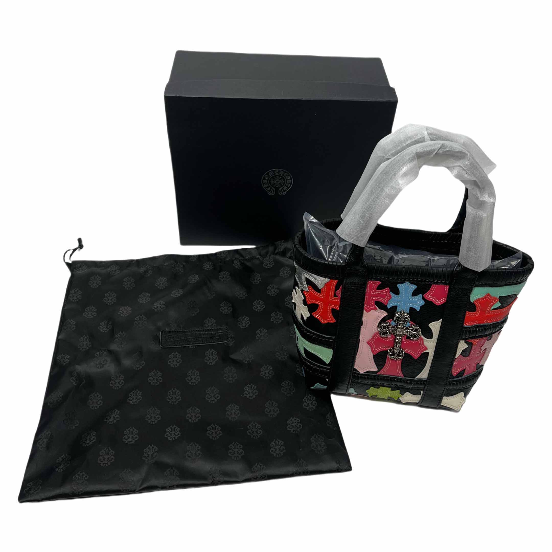 Chrome Heart Cross Patch Tote Bag  32-20.5-20.5cm - PerfectKickZ