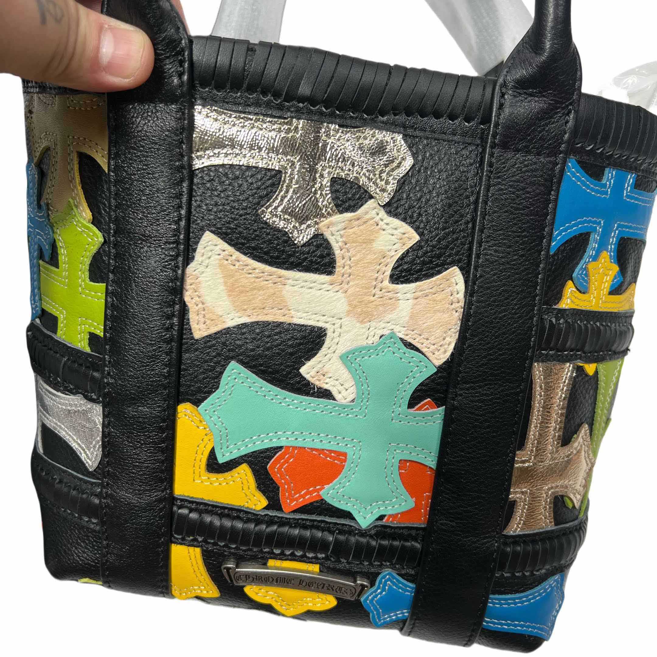 Chrome Heart Cross Patch Tote Bag  32-20.5-20.5cm - PerfectKickZ