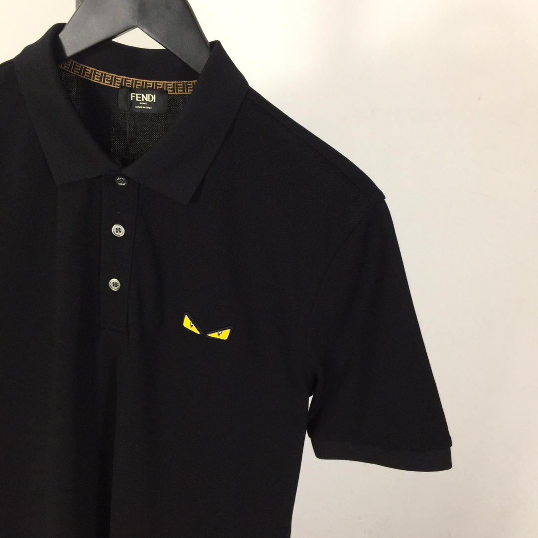 Fendi Logo Cotton Polo Shirt - PerfectKickZ