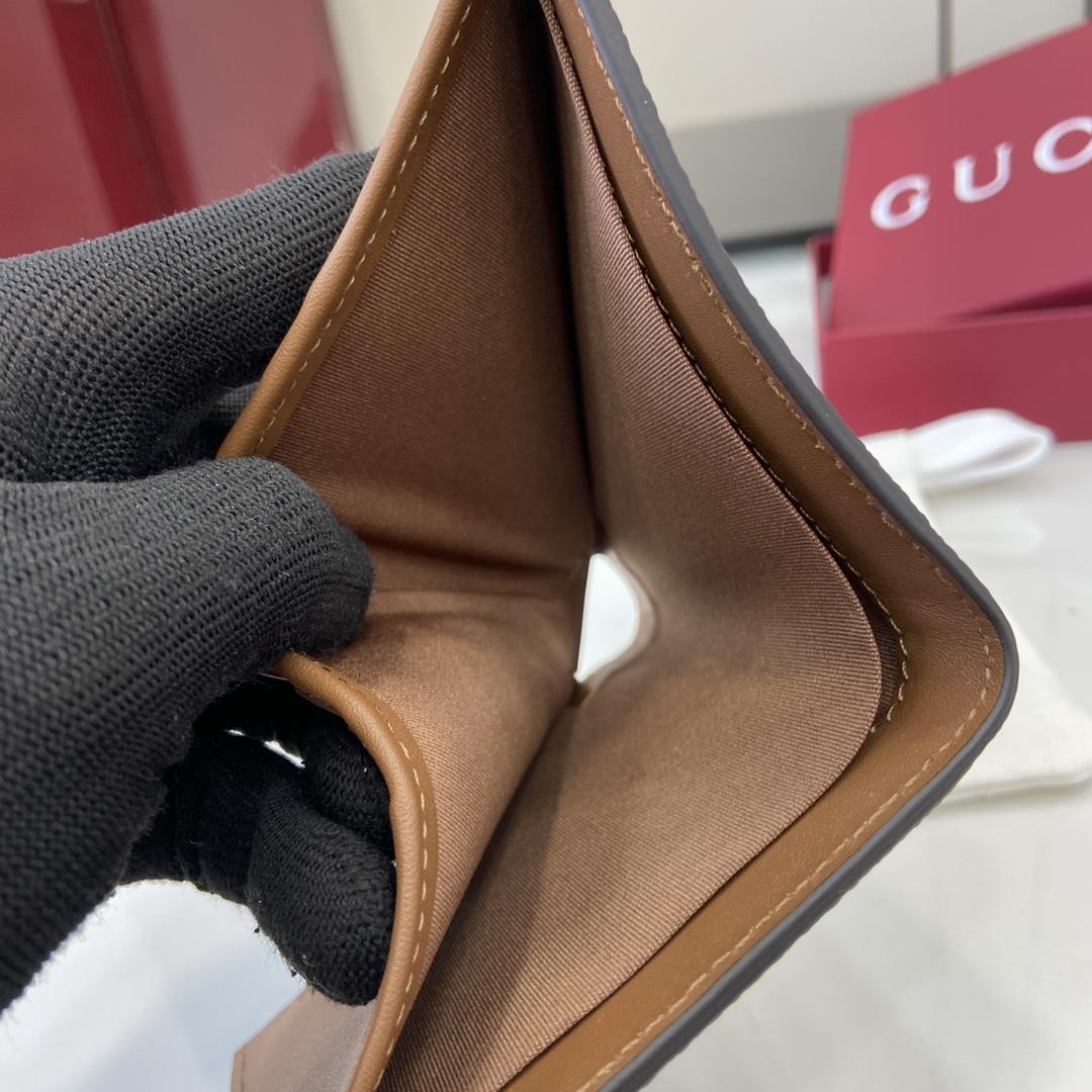 Gucci GG Emblem Bi-fold Wallet  - PerfectKickZ