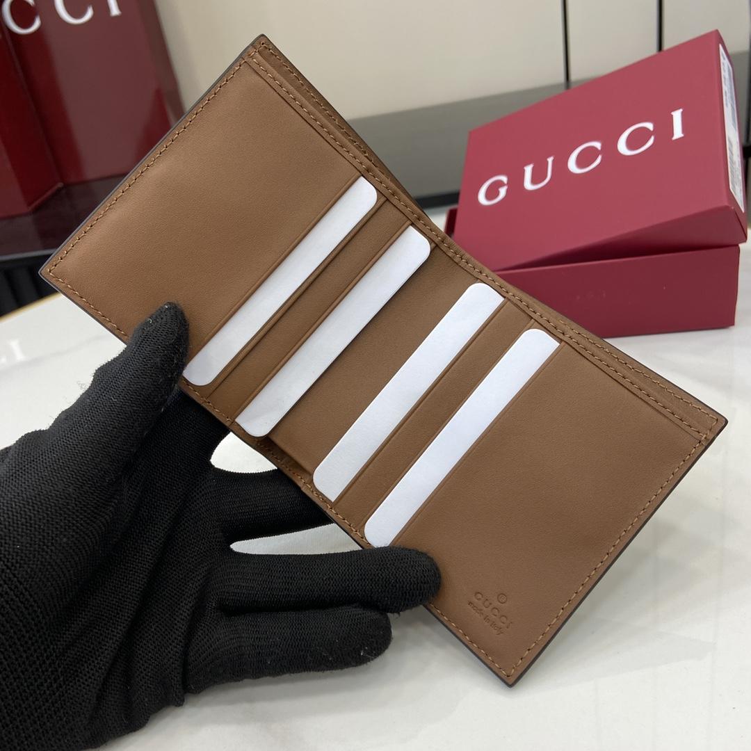 Gucci GG Emblem Bi-fold Wallet  - PerfectKickZ