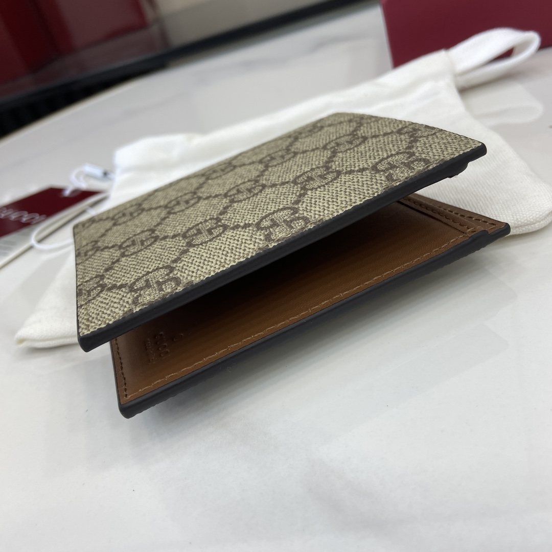 Gucci GG Emblem Bi-fold Wallet  - PerfectKickZ