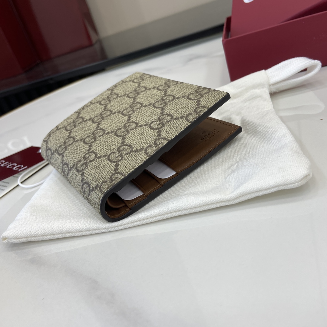 Gucci GG Emblem Bi-fold Wallet  - PerfectKickZ