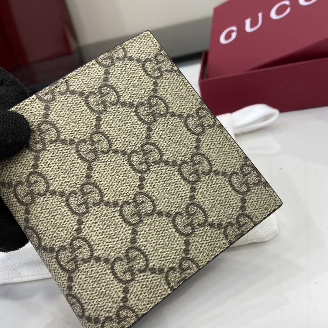 Gucci GG Emblem Bi-fold Wallet  - PerfectKickZ