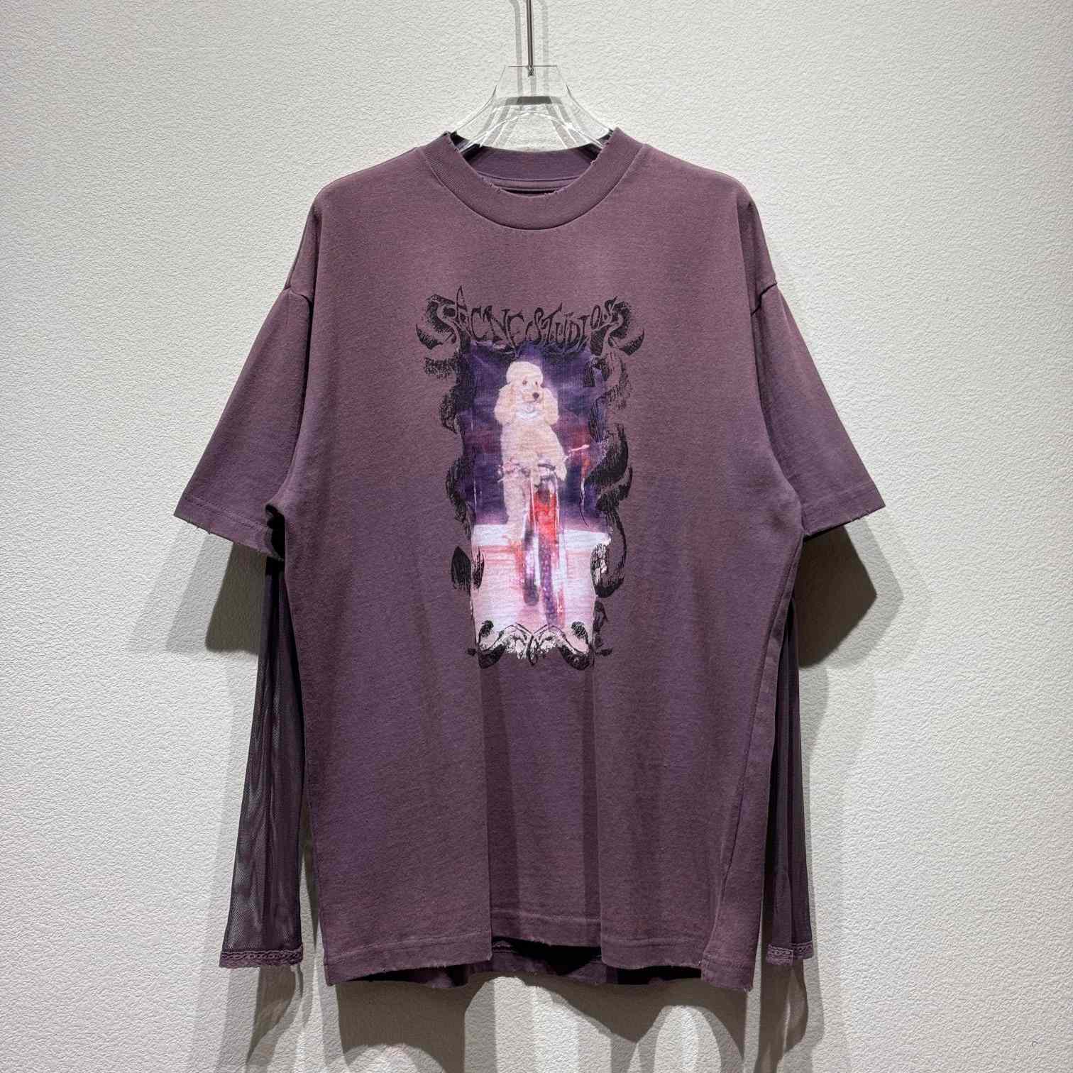 Acne Studios Layered Print T-shirt - PerfectKickZ