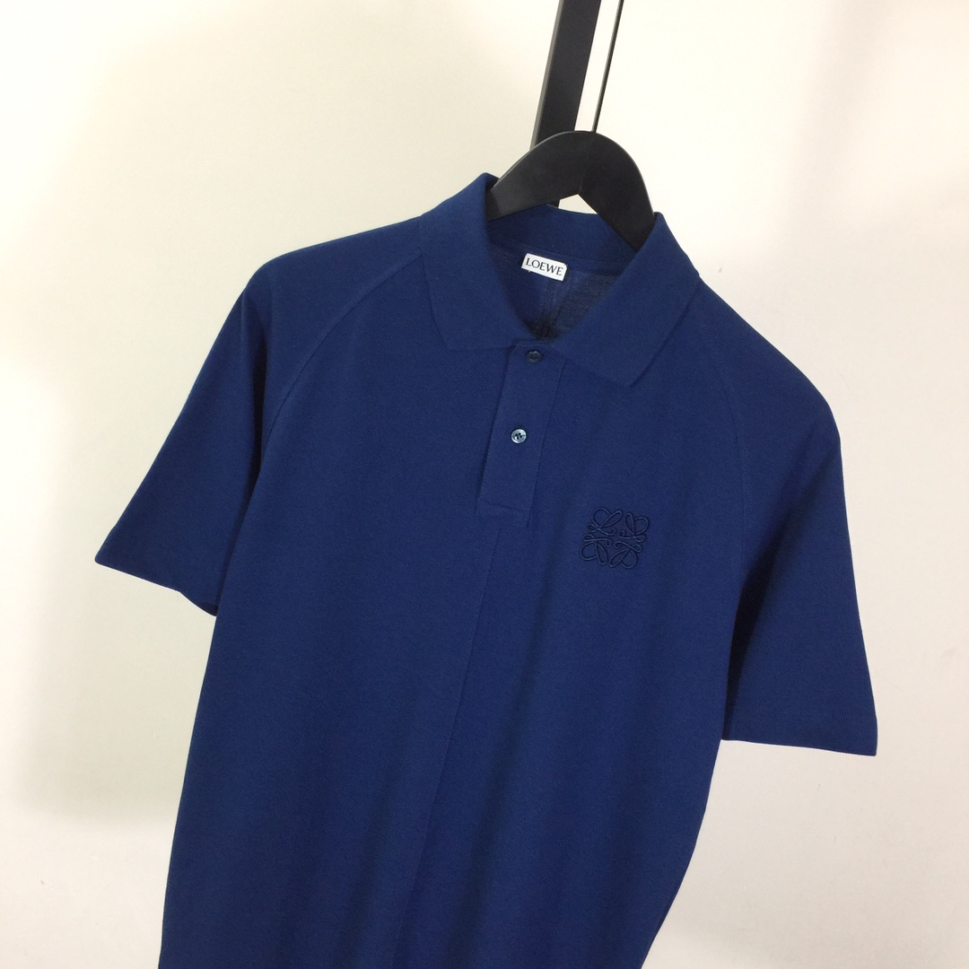 Loewe Logo Cotton Polo Shirt - PerfectKickZ