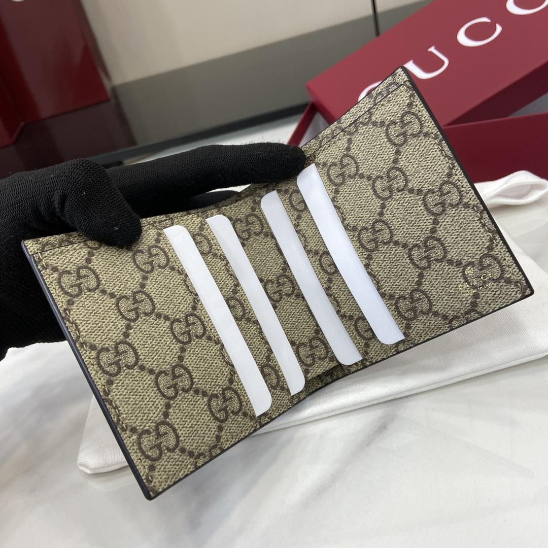 Gucci GG Emblem Bi-fold Embossed Wallet  - PerfectKickZ