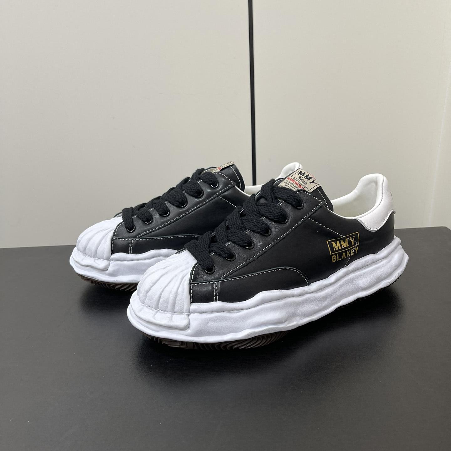 Maison Mihara Yasuhiro Blakey OG Sole Leather Sneakers - PerfectKickZ