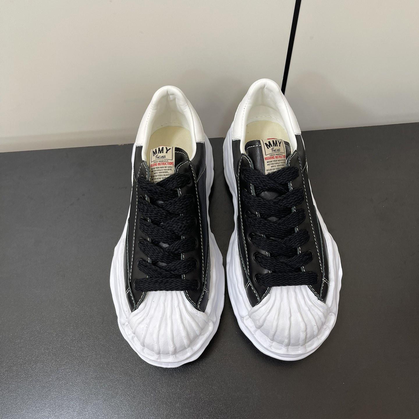 Maison Mihara Yasuhiro Blakey OG Sole Leather Sneakers - PerfectKickZ