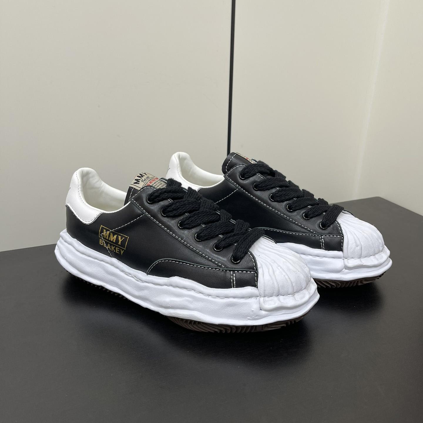 Maison Mihara Yasuhiro Blakey OG Sole Leather Sneakers - PerfectKickZ