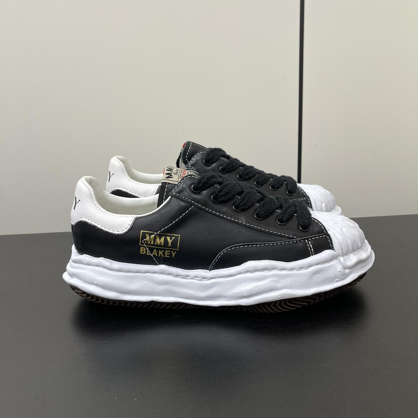 Maison Mihara Yasuhiro Blakey OG Sole Leather Sneakers - PerfectKickZ