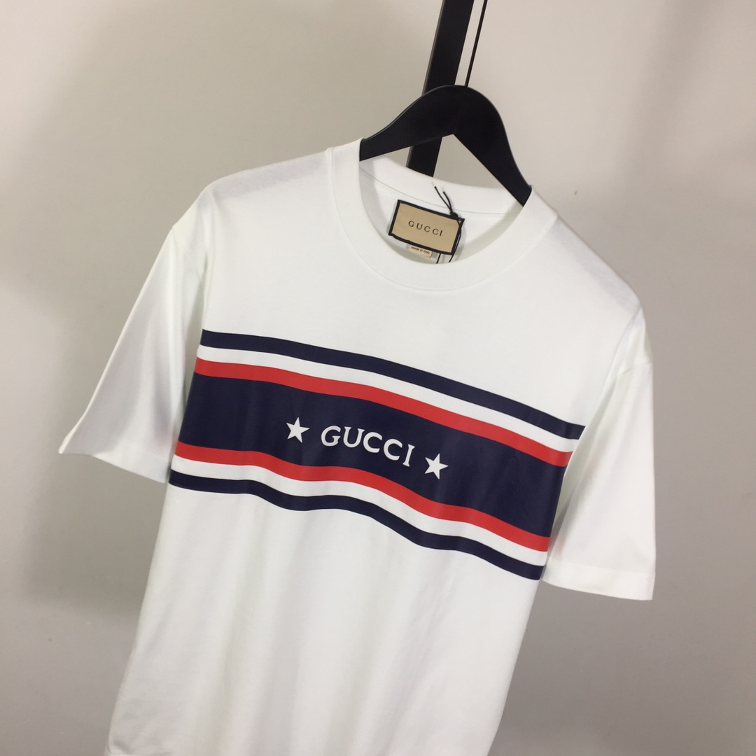 Gucci Cotton Jersey Printed T-shirt   - PerfectKickZ
