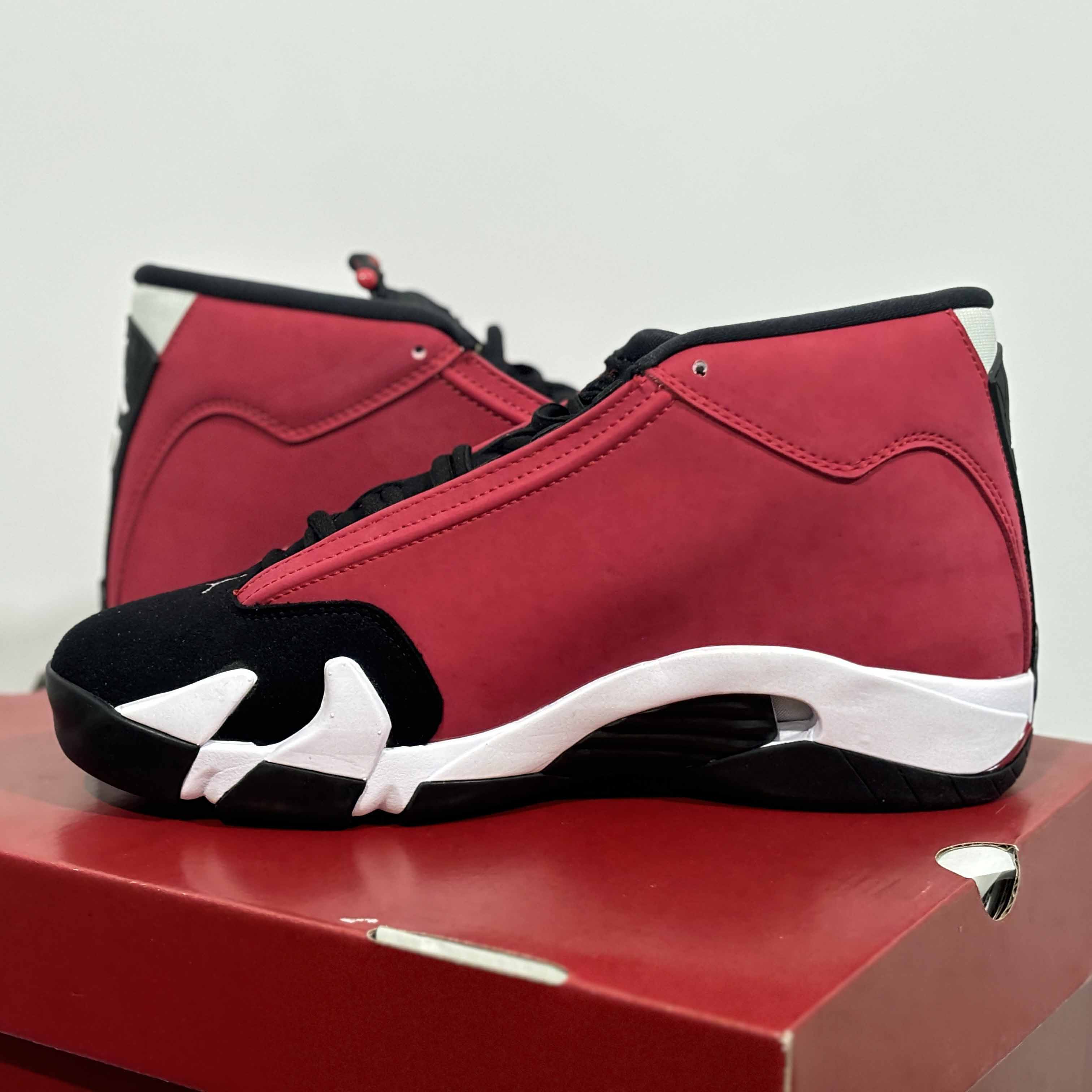 Air Jordan 14 Retro Gym Red Sneakers       487471-006 - PerfectKickZ