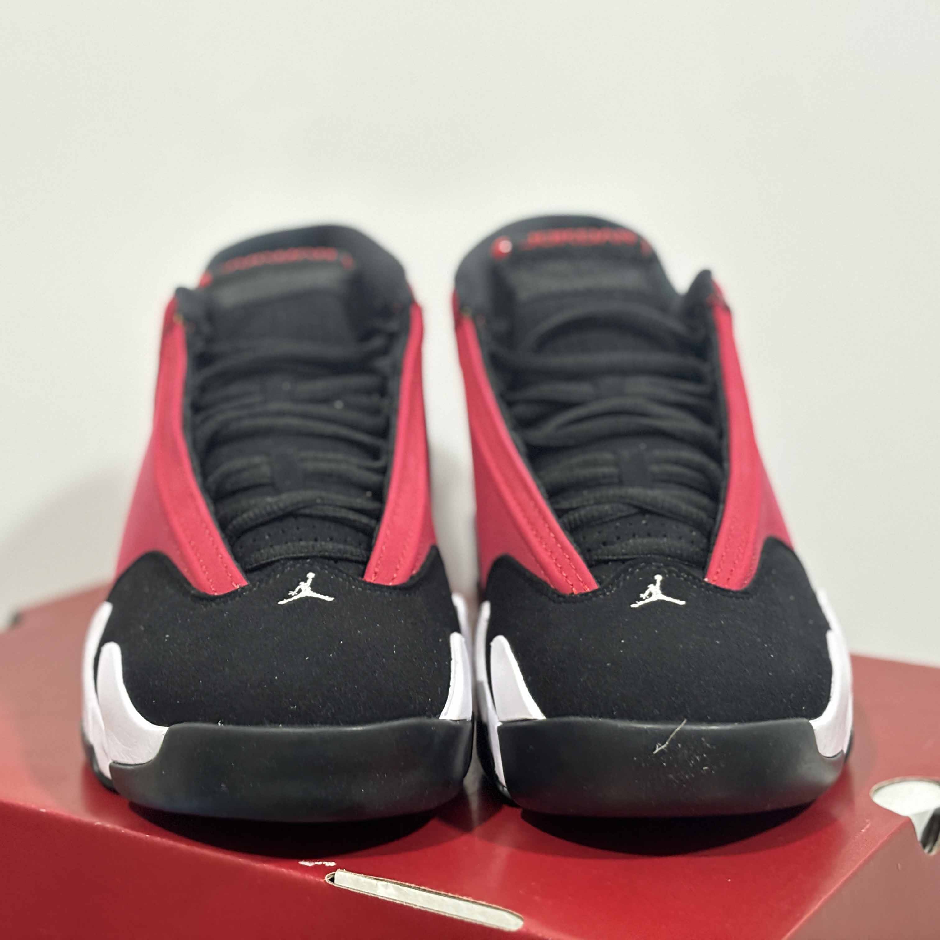 Air Jordan 14 Retro Gym Red Sneakers       487471-006 - PerfectKickZ