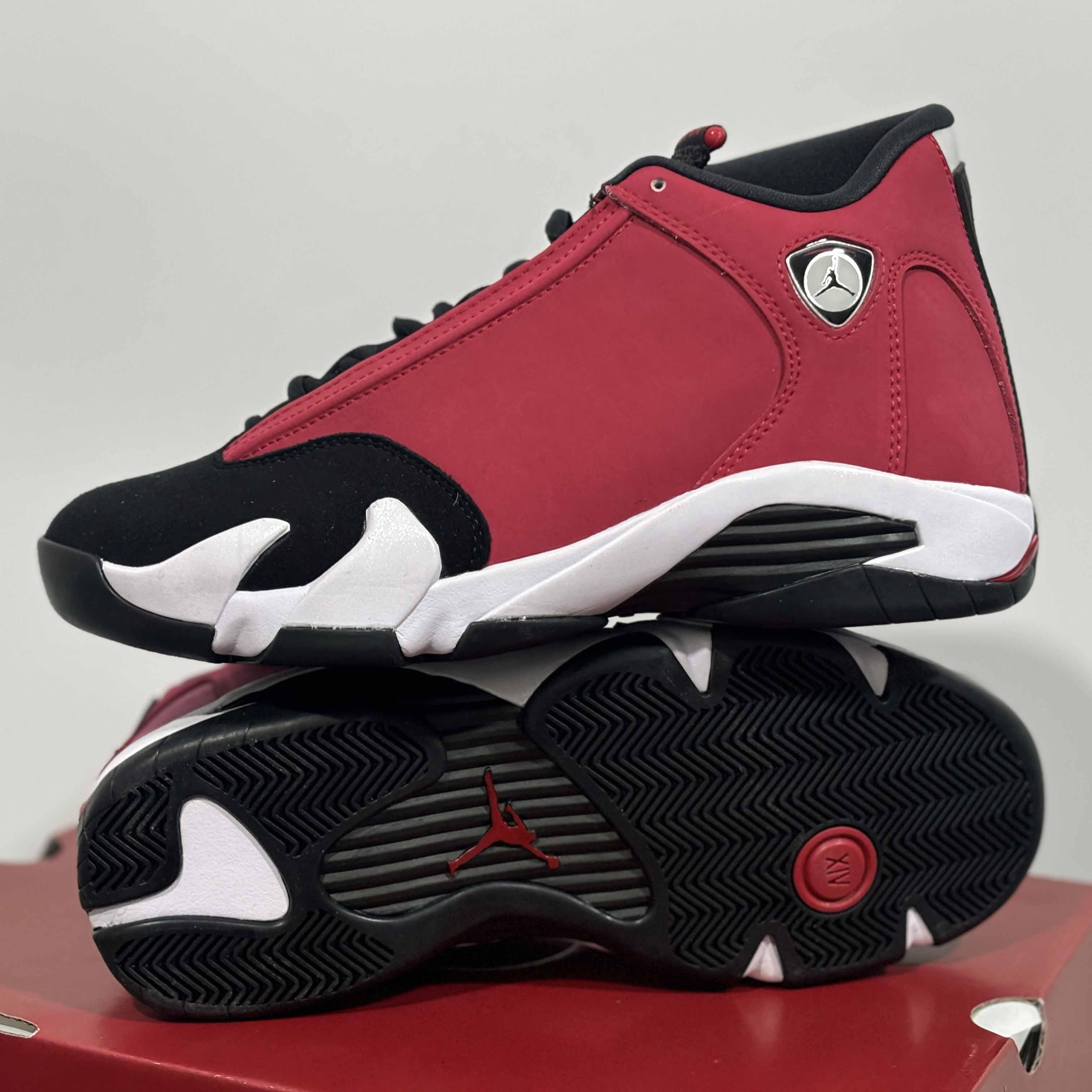 Air Jordan 14 Retro Gym Red Sneakers       487471-006 - PerfectKickZ