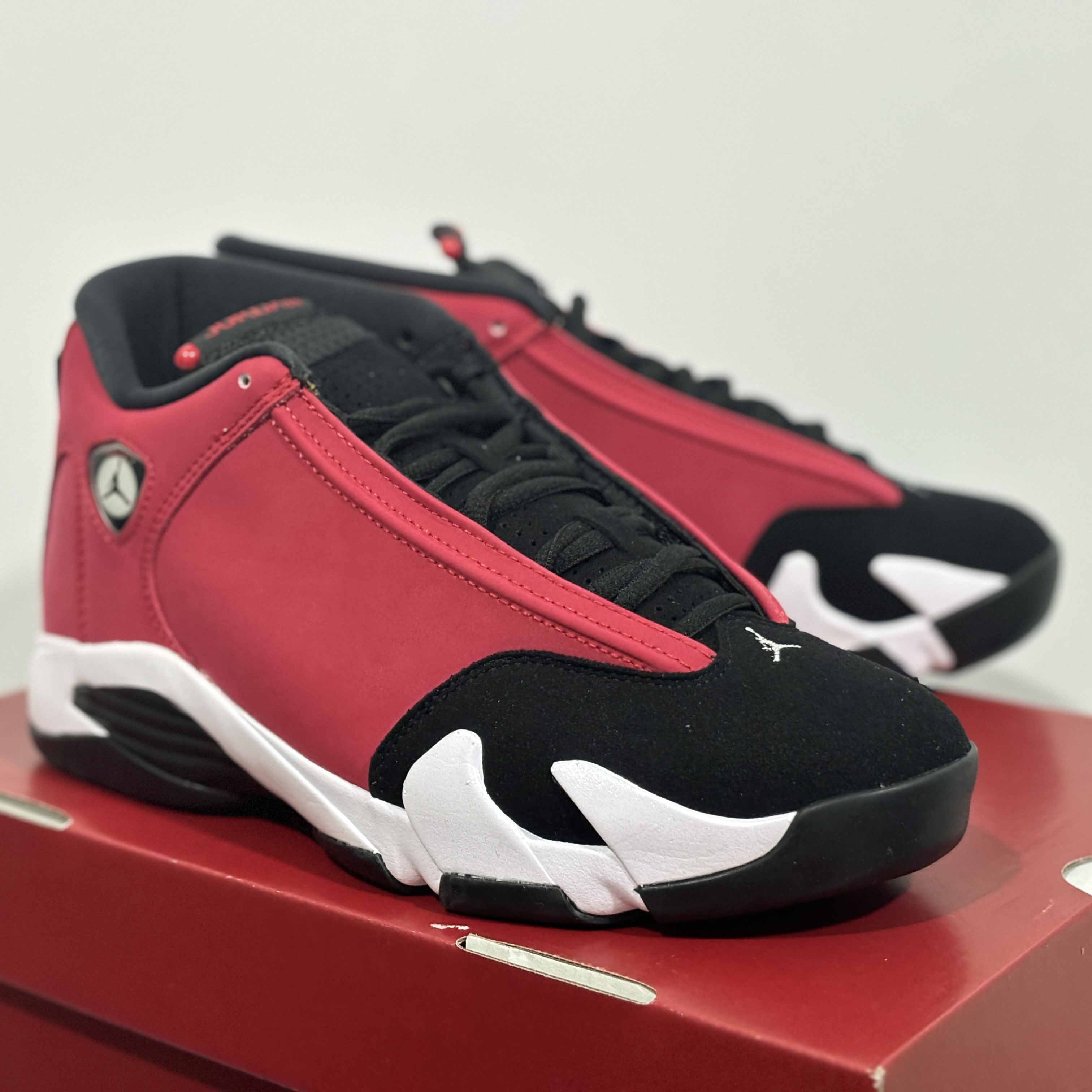 Air Jordan 14 Retro Gym Red Sneakers       487471-006 - PerfectKickZ