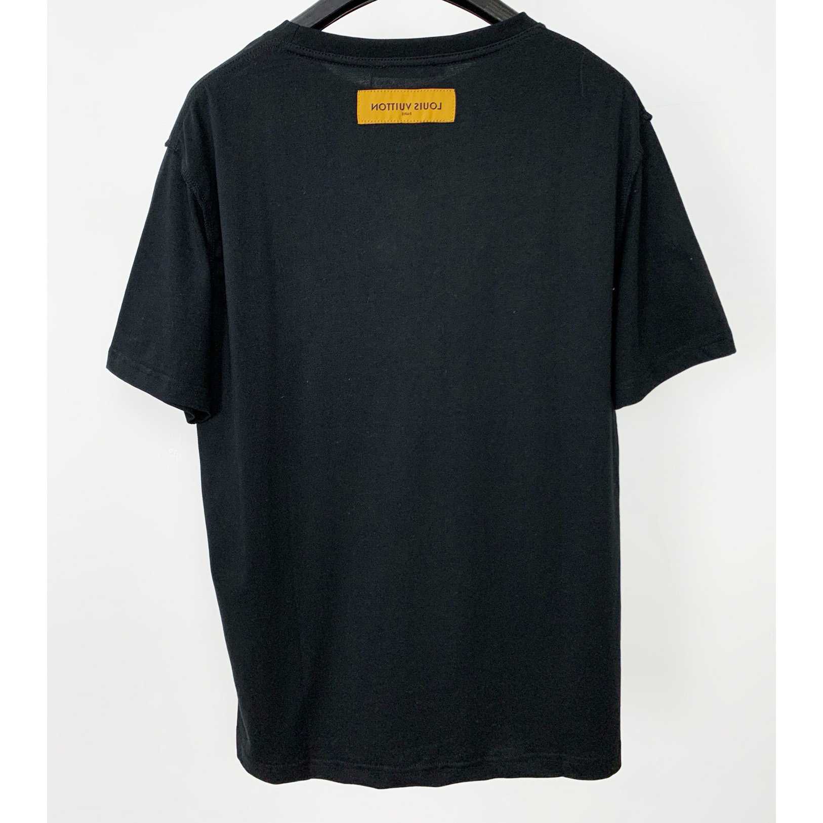 Louis Vuitton Logo Cotton T-Shirt    - PerfectKickZ