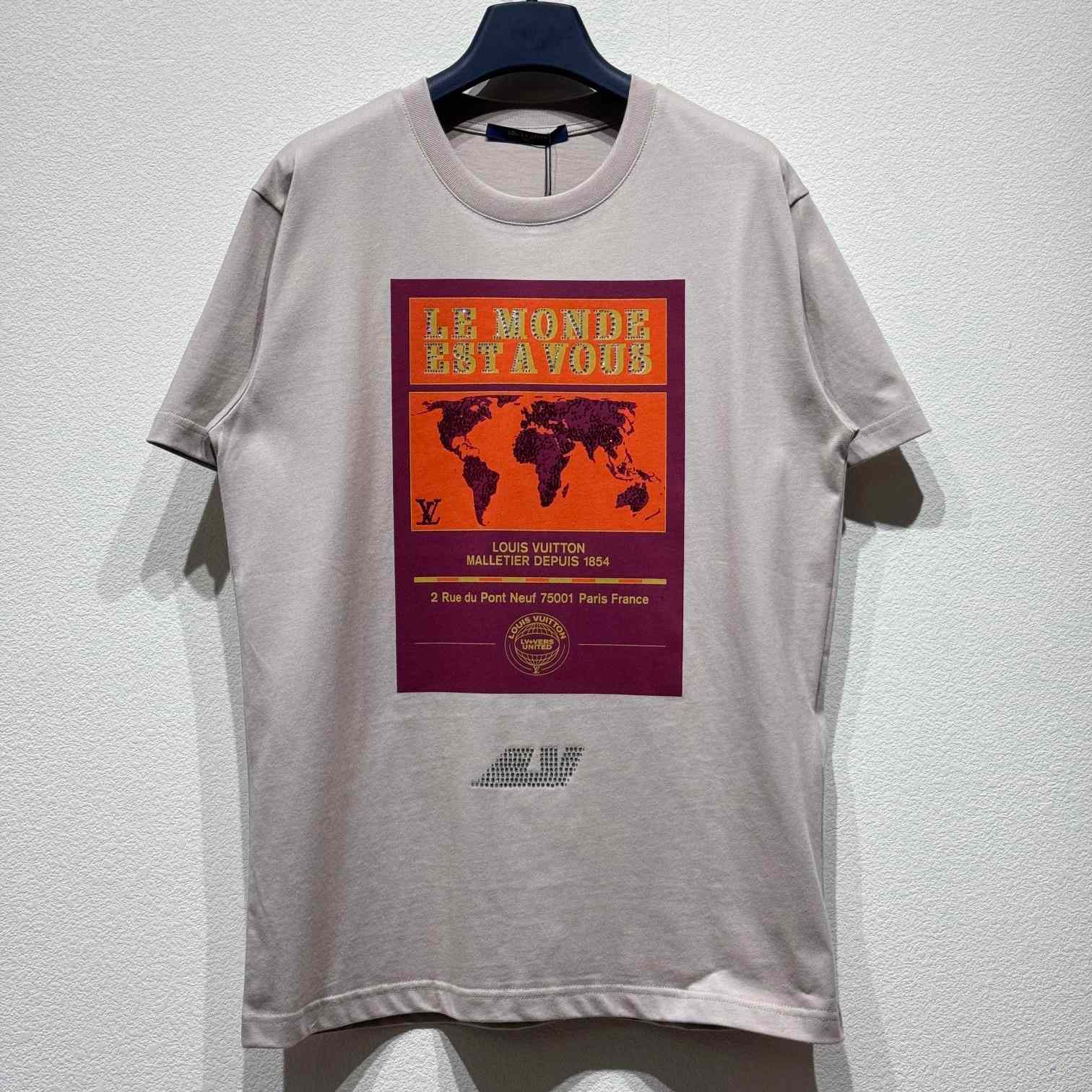 Louis Vuitton Cotton T-Shirt    - PerfectKickZ