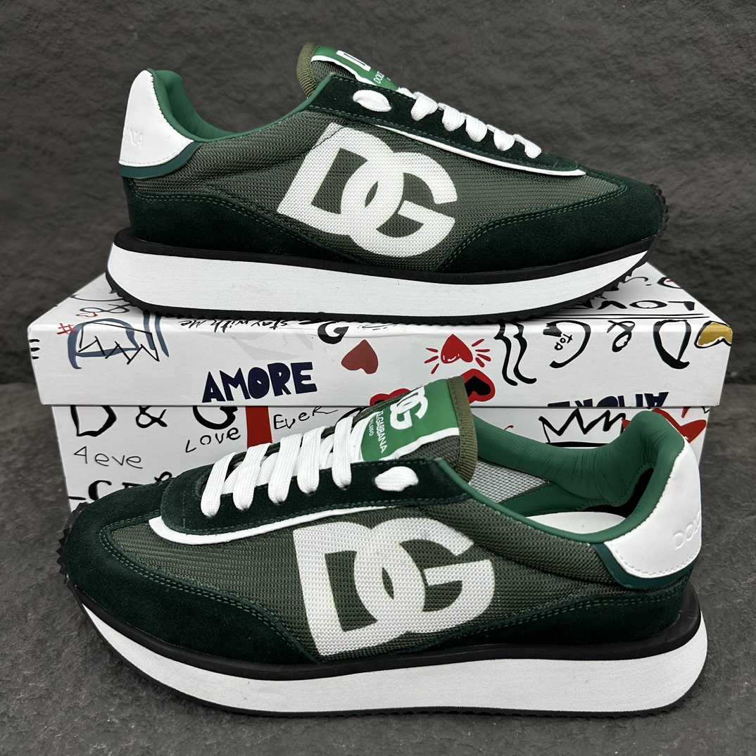 Dolce & Gabbana Mixed-material DG CUSHION Sneakers  - PerfectKickZ