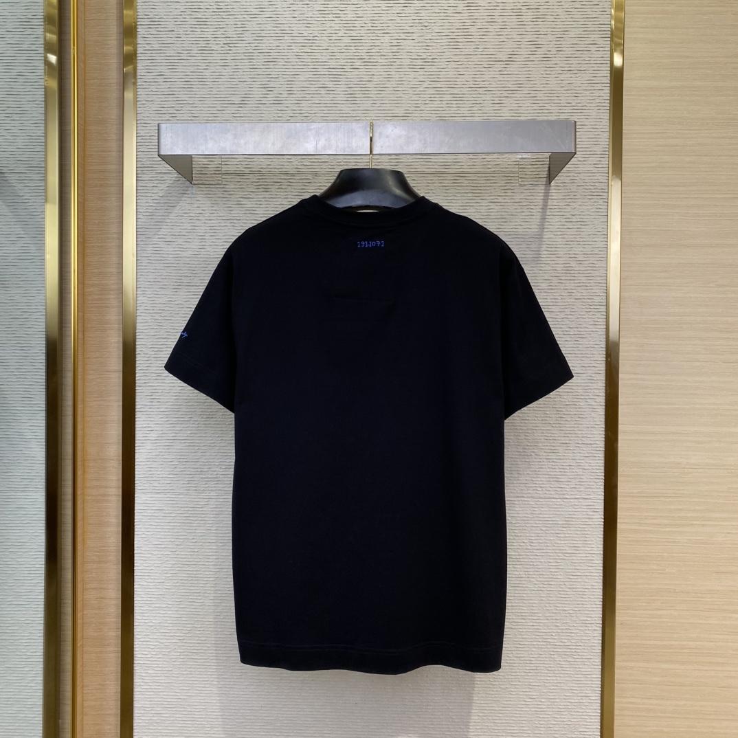 Givenchy T-shirt In Cotton With Cat Eye Embroidery - PerfectKickZ