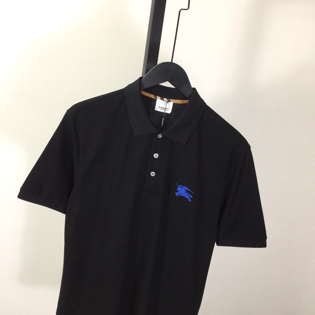 Burberry Logo Cotton Polo Shirt - PerfectKickZ