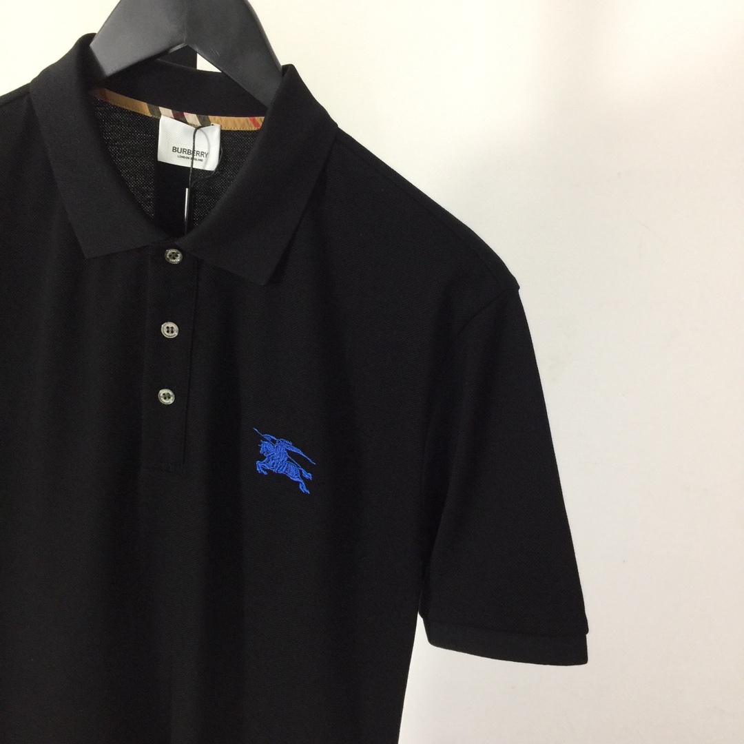 Burberry Logo Cotton Polo Shirt - PerfectKickZ