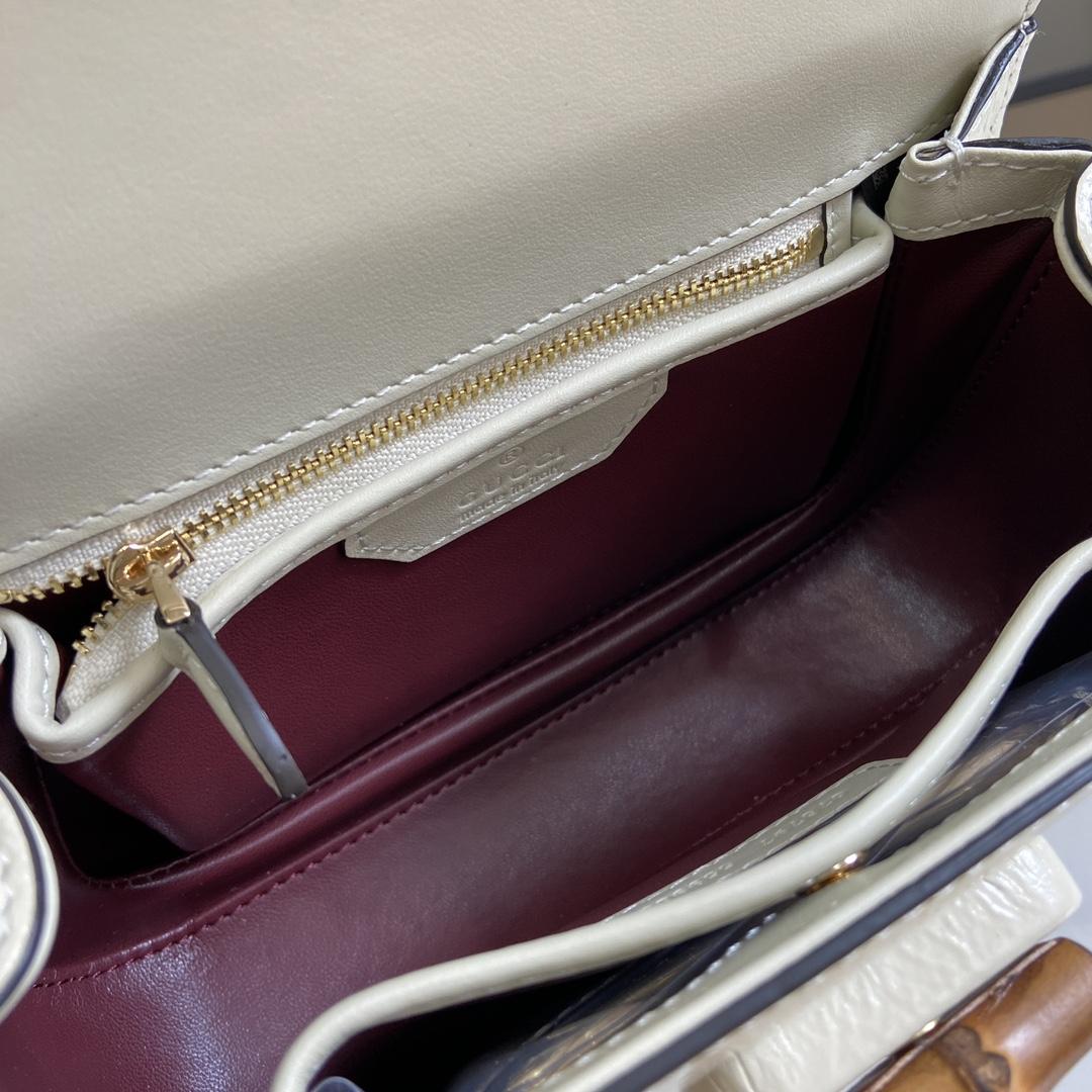 Gucci Bamboo 1947 Small Top Handle Bag   - PerfectKickZ