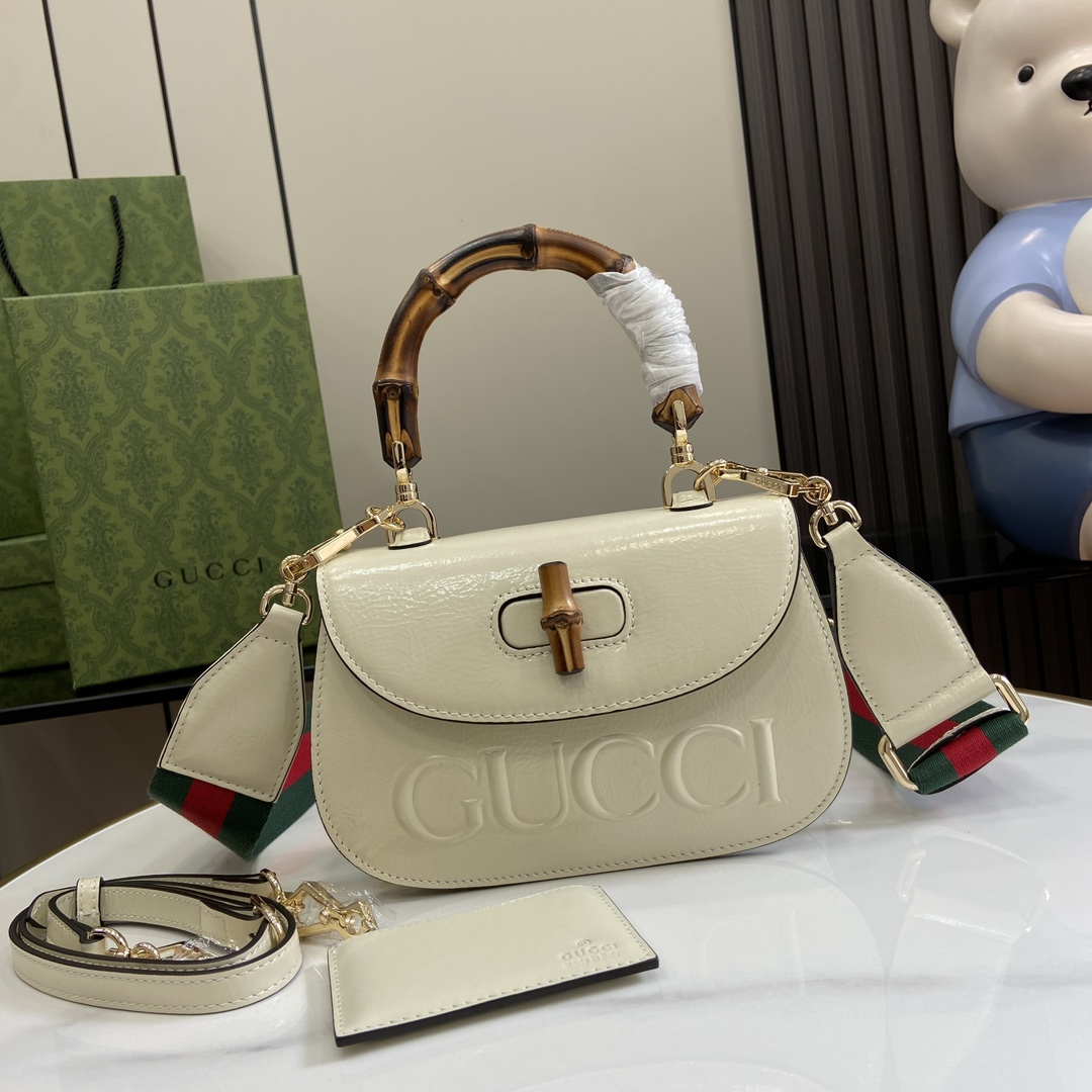 Gucci Bamboo 1947 Small Top Handle Bag   - PerfectKickZ