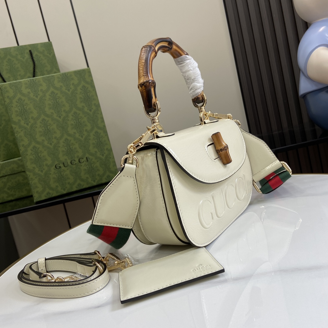 Gucci Bamboo 1947 Small Top Handle Bag   - PerfectKickZ