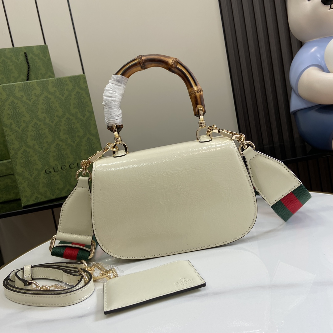 Gucci Bamboo 1947 Small Top Handle Bag   - 