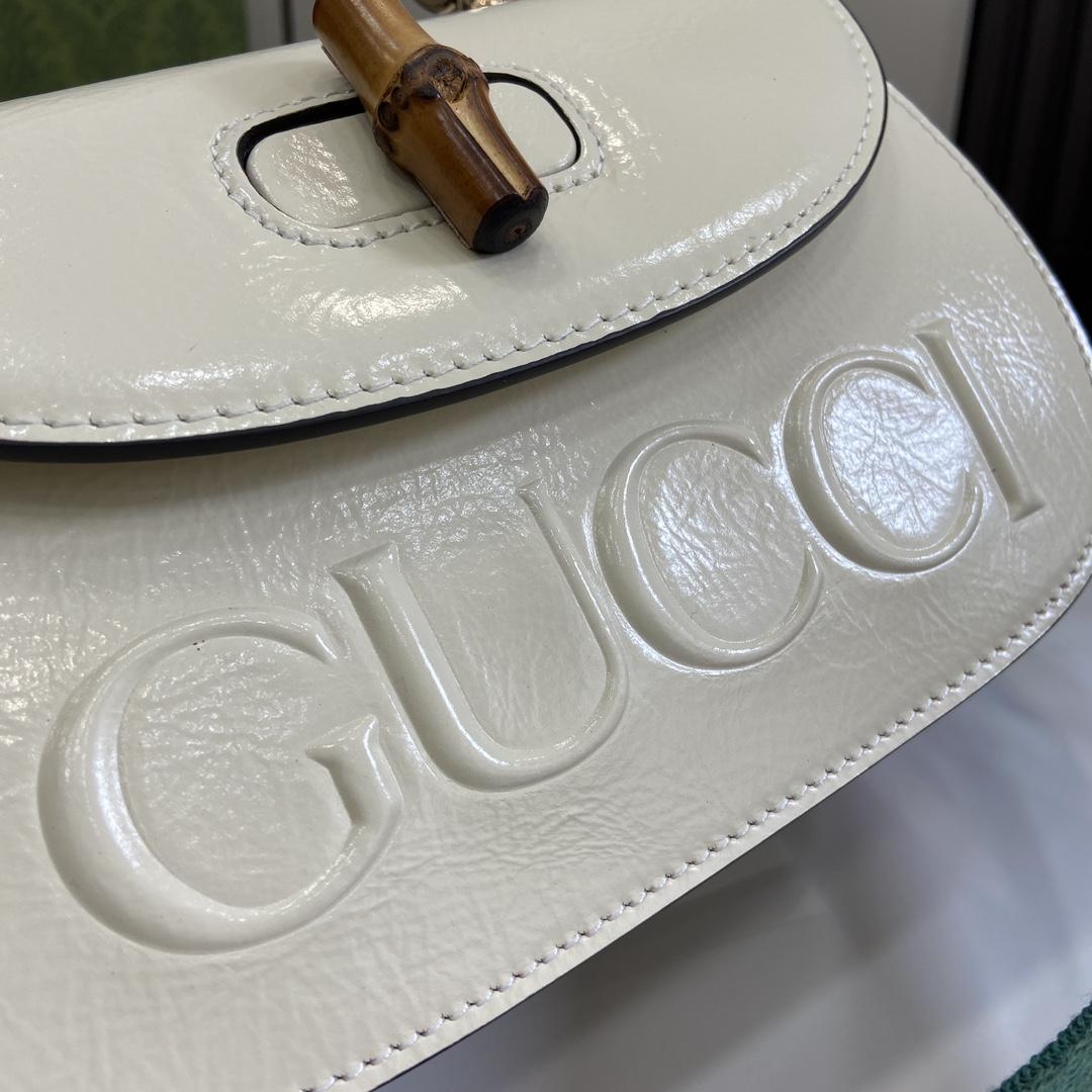 Gucci Bamboo 1947 Small Top Handle Bag   - 