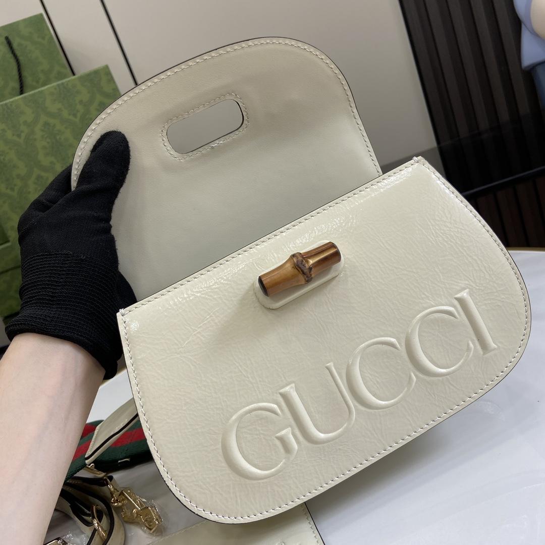 Gucci Bamboo 1947 Small Top Handle Bag   - 