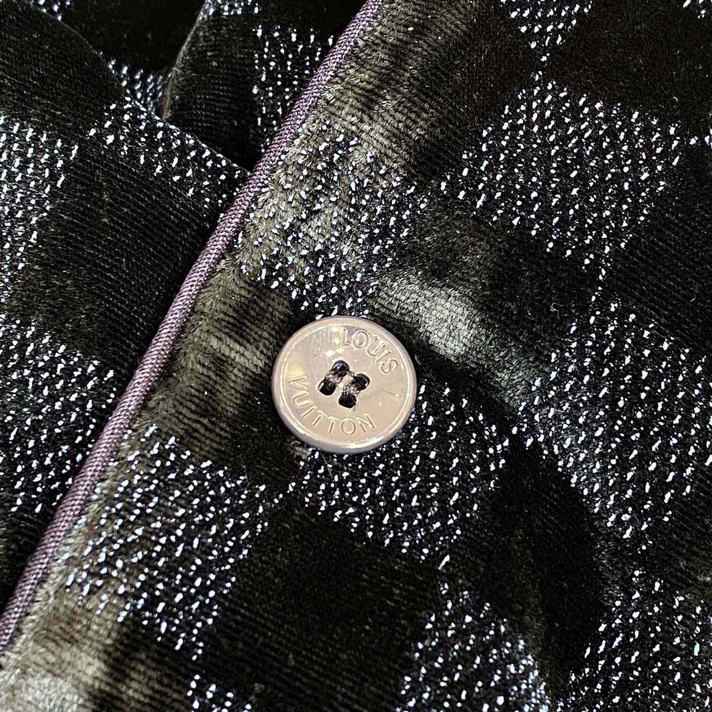 Louis Vuitton Silk-Blend Velvet Long-Sleeved Evening Overshirt  1AFWF7 - PerfectKickZ