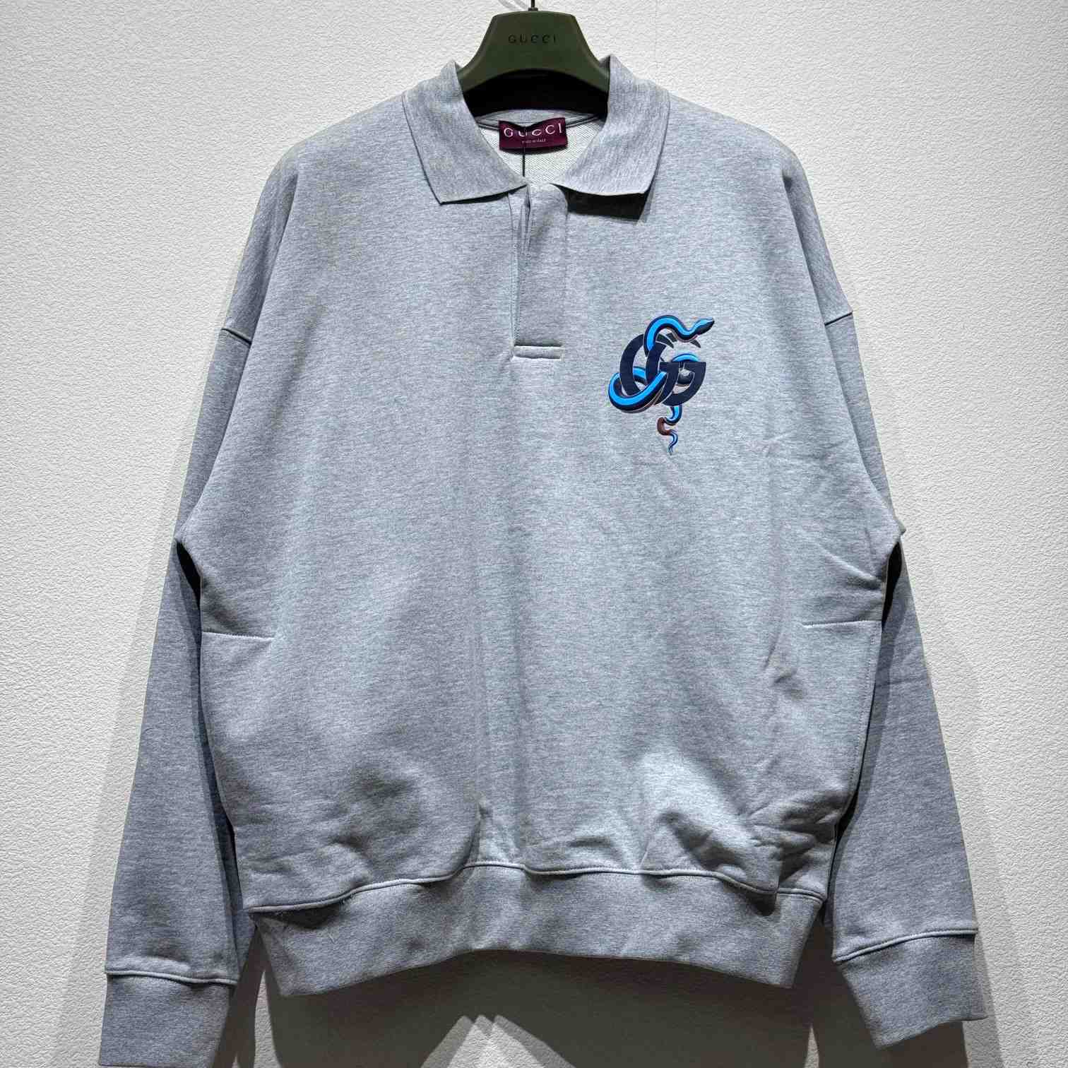 Gucci Printed Cotton Jersey Sweatshirt - PerfectKickZ