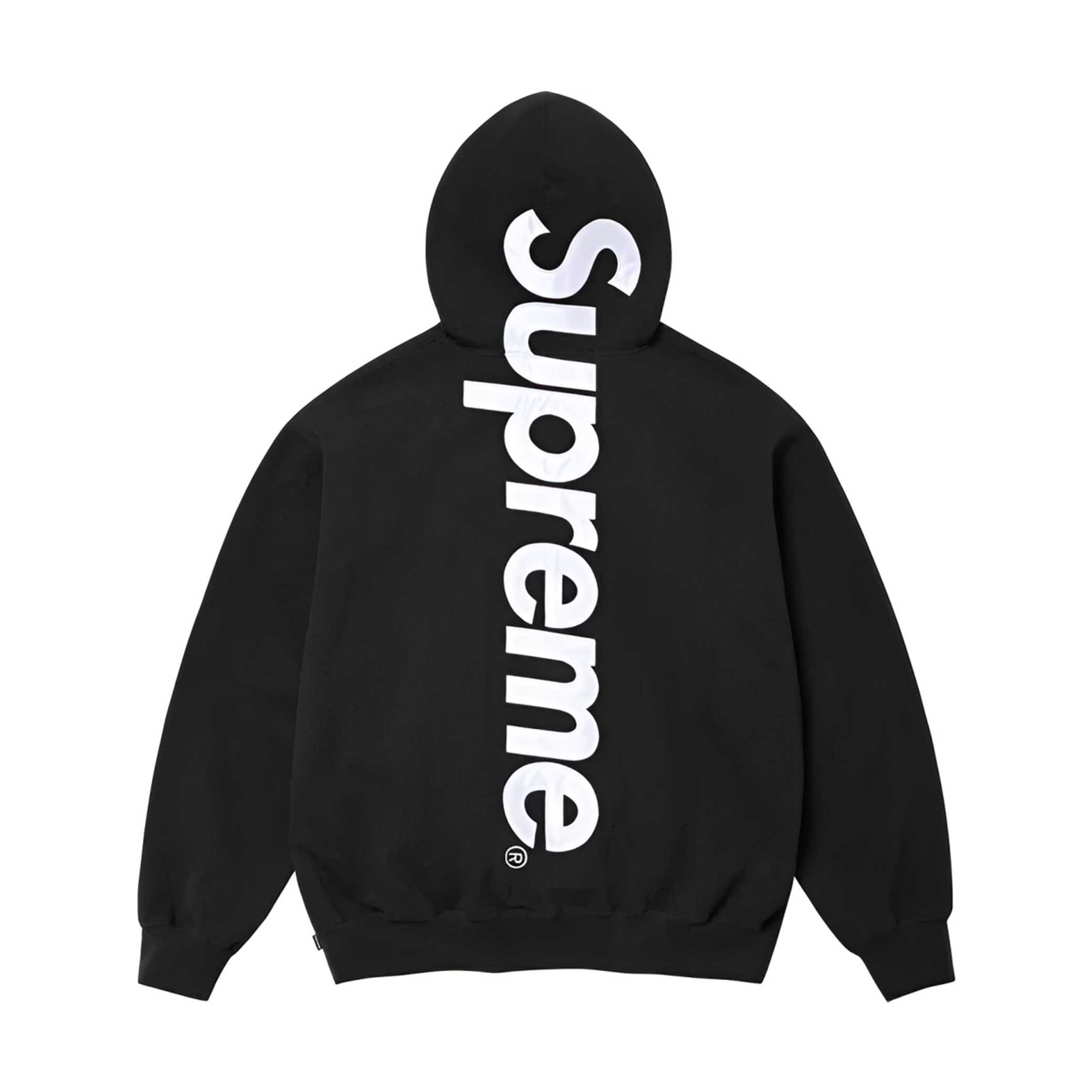 Supreme Satin Appliqué Hooded Sweatshirt - PerfectKickZ