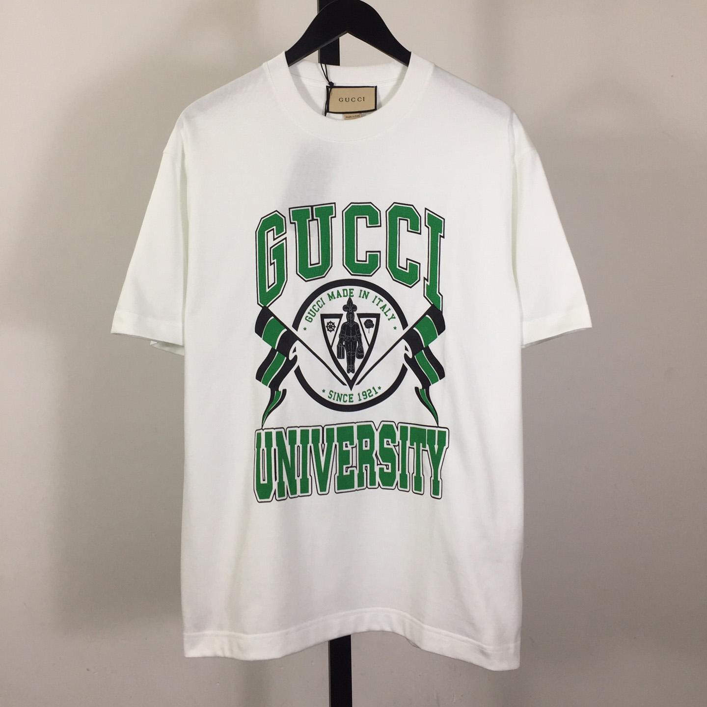 Gucci Cotton Jersey Printed T-shirt   - PerfectKickZ